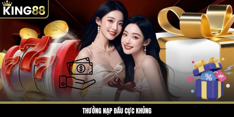 Ưu đãi thưởng nạp lần đầu cực khủng đến 8888K